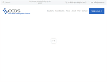 Tablet Screenshot of ccds.ca